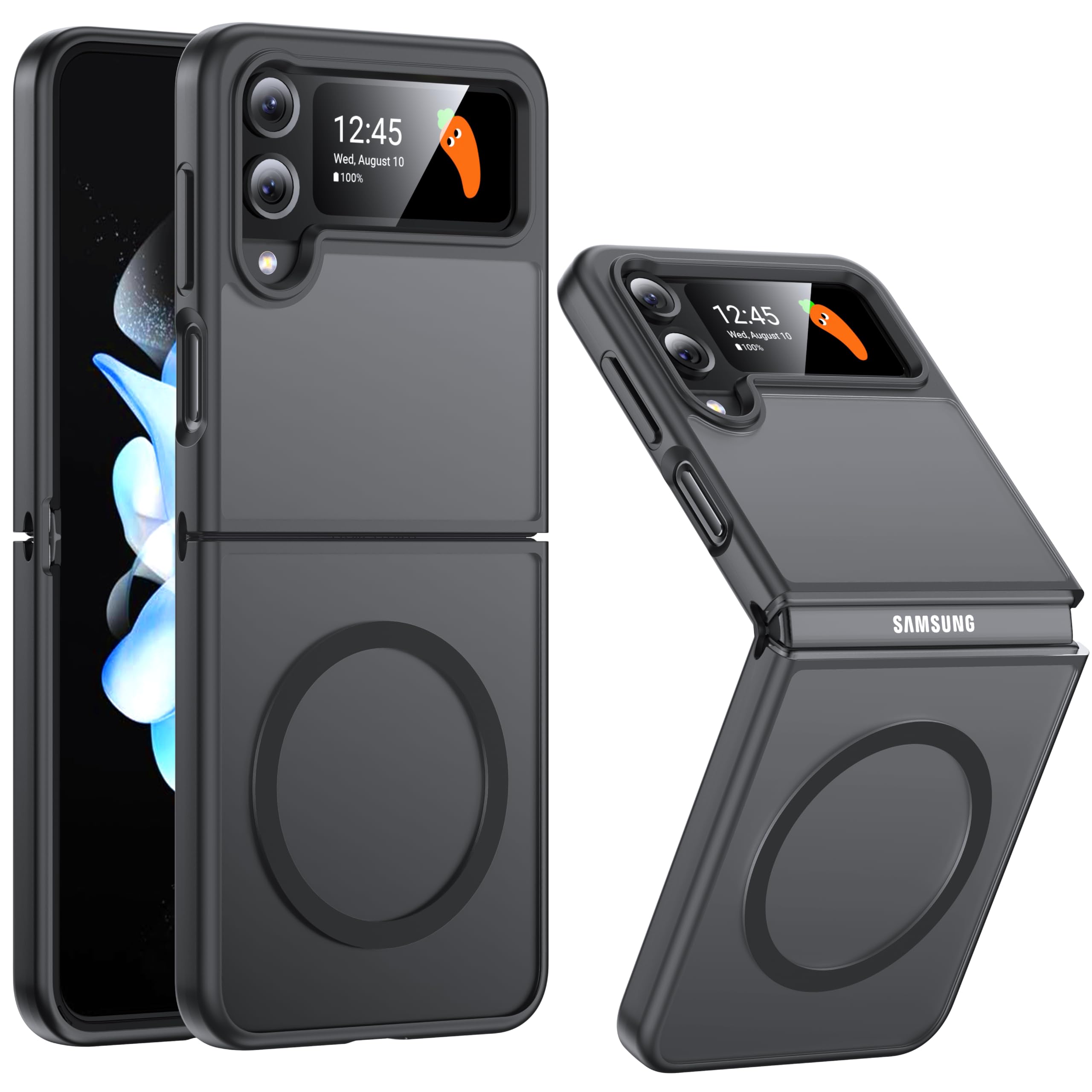 Amazon.com: FNDMIL NO.1 Magnetic for Samsung Galaxy Z Flip 4 Case