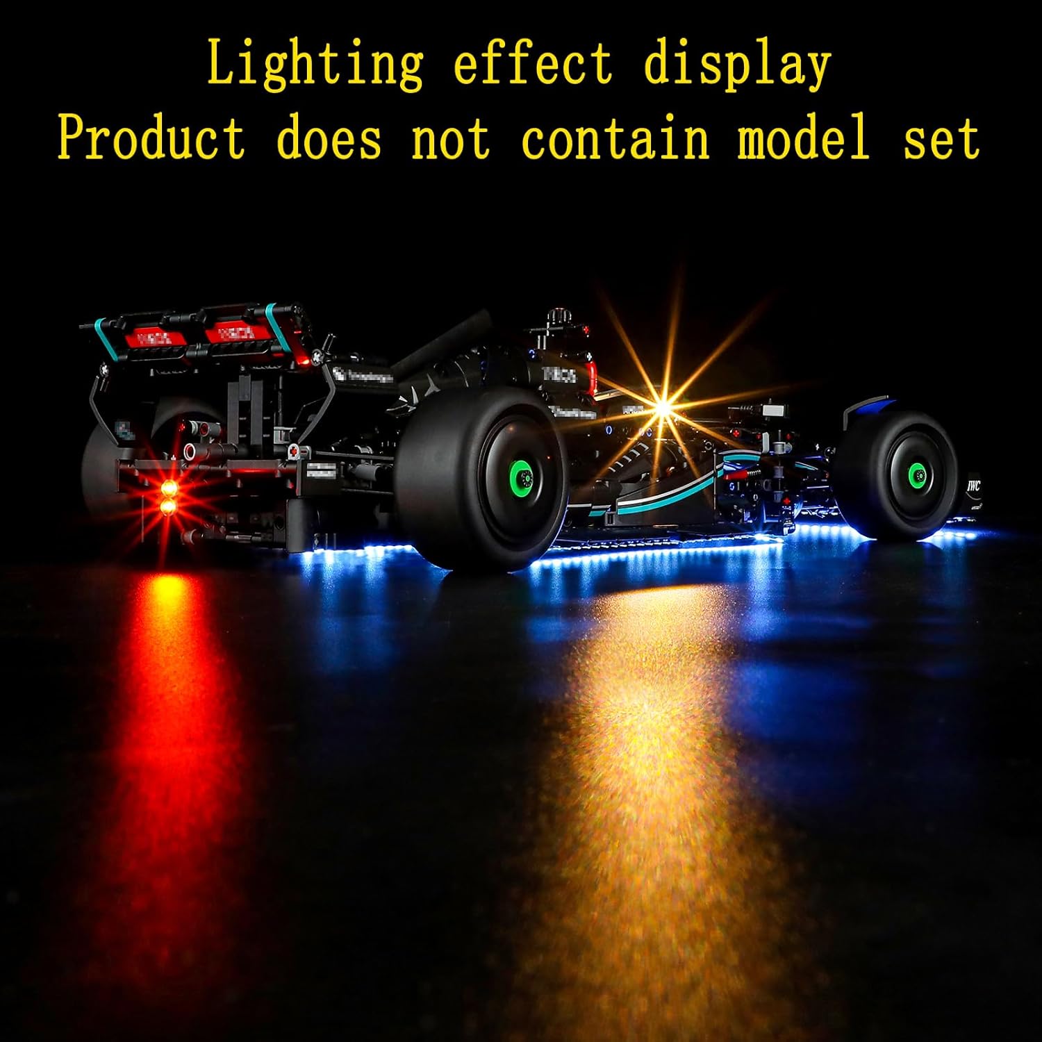 GEAMENT LED Light Kit Compatible with Lego AMG F1 W14 E Performance - Lighting Set for Technic 42171 (Model Set Not Included)