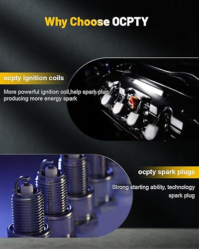 Miniatura 6 de OCPTY Paquete de bobinas de encendido para UF-655 5C1847 880186 B193, para Mazda 2 1.5L 2011 2012 2013 2014 juego de 4