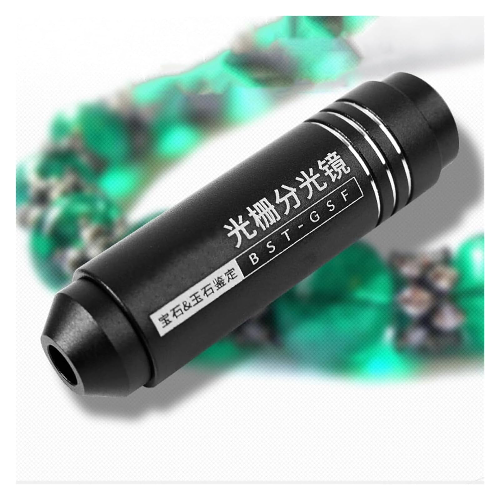Spectroscope de diffraction portatif, spectroscope de diffraction à réseau gemmologique, loupe de bijoux en pierres précieuses d'identification for utilisation GIA