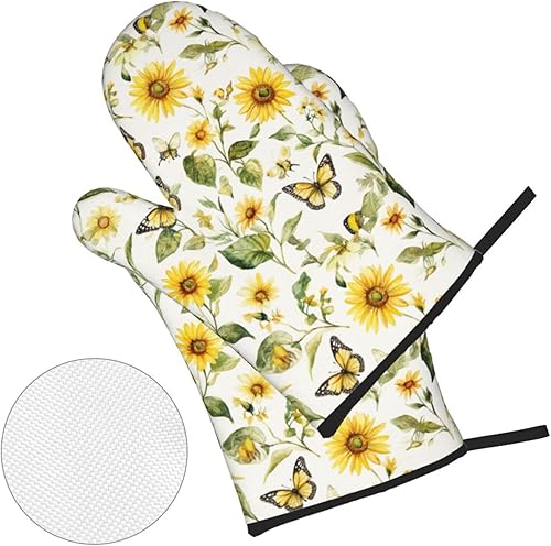 Miniatura 119 de Manoplas de horno y soportes para ollas, arte de mármol blanco y dorado, juego de 4 guantes de cocina resistentes al calor, antideslizantes