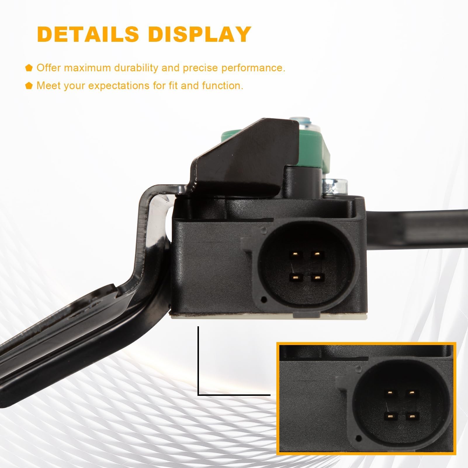 Sensor de nivel x2 4F0616571J 4F0616572D Trasero Izq Der Altura automática luces A6 C6 4F Avant Allroad S6 2005–2011 Regulación de faros
