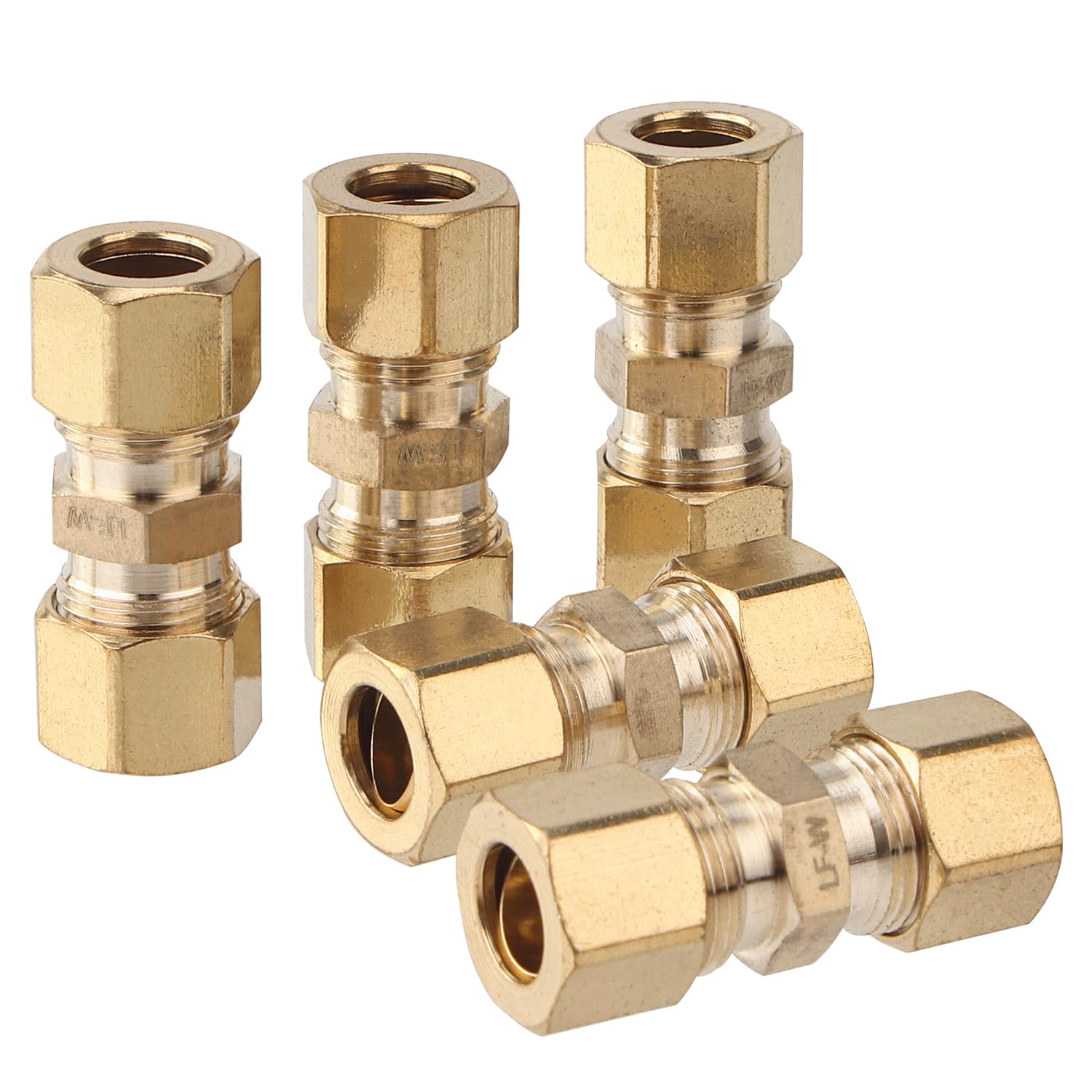 Raccord de compression 9,5 mm pour réparer une fuite de tuyau en laiton sans plomb