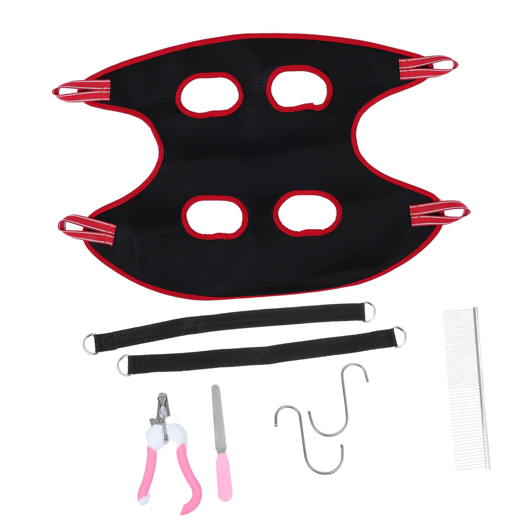 ifundom 1 Set Miniature Pet Nail Trimming Hammock Lightweight Dog Cat Grooming Sling for Quick and Convenient Nail Care Durable and Easy to Use Accessories Included Random Color