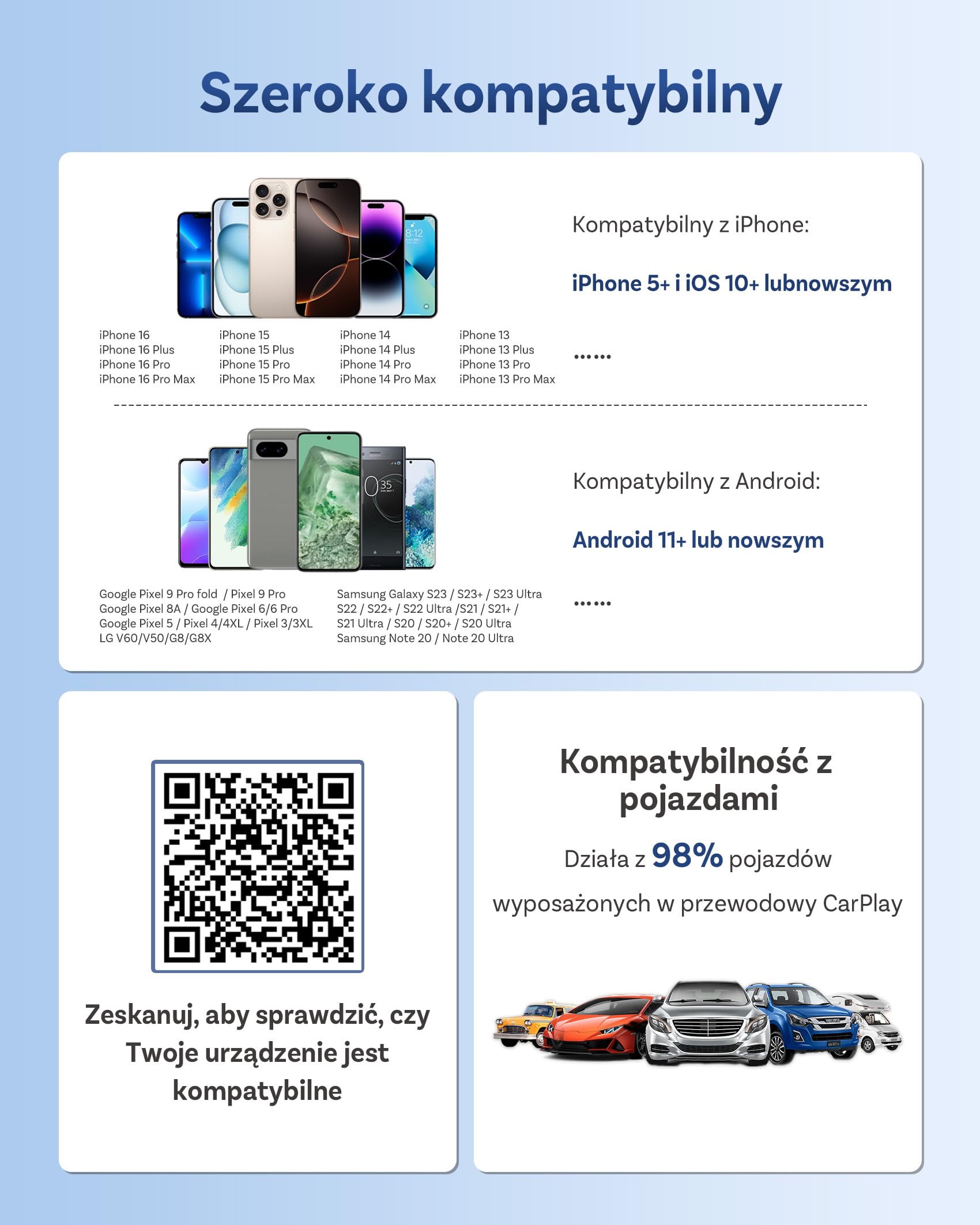 OTTOCAST Play2Video Ultra, Bezprzewodowy Adapter CarPlay & Android Auto AI Box z Netflix YouTube WiFi 6 5G Bluetooth 5.4 Adapter CarPlay Netflix do większości samochodów 2016+
