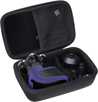 Hard Travel Head Shaver Case for Wyklaus Upgrade Head Shaver 7D for Bald Men, Razor Case Compatible with FlexSeries/SHPAVVER Bald ShaverBox Only Black