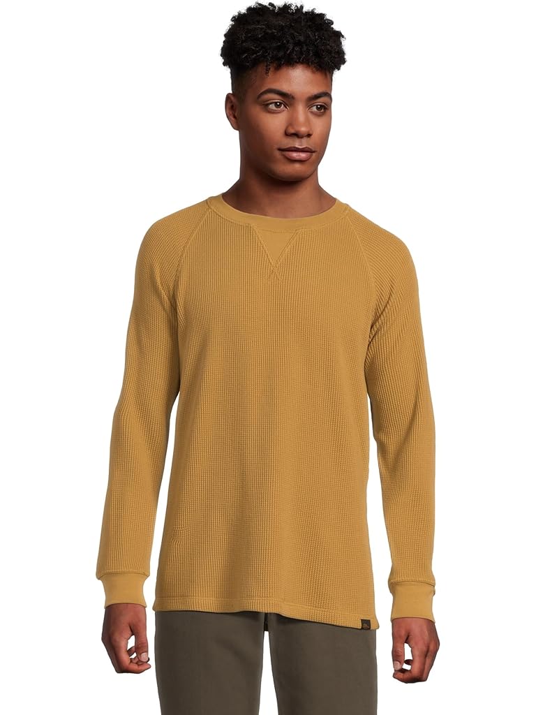 Brown L.L.Bean Signature Waffle Crew Regular