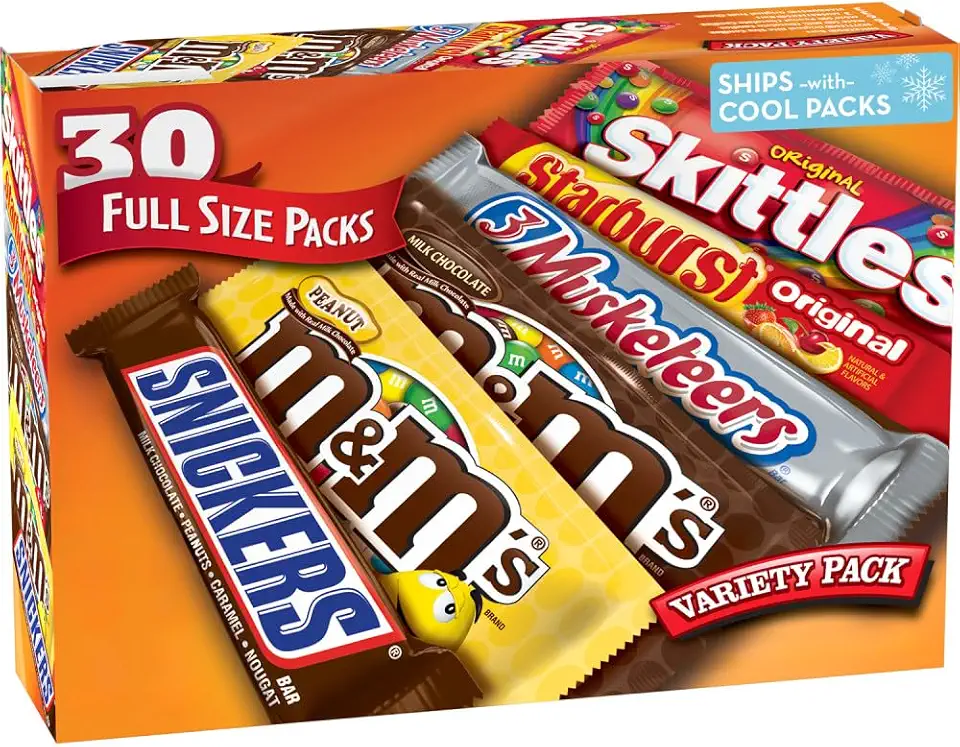 Mars M&M'S, SNICKERS, 3 MUSKETEERS, SKITTLES &...