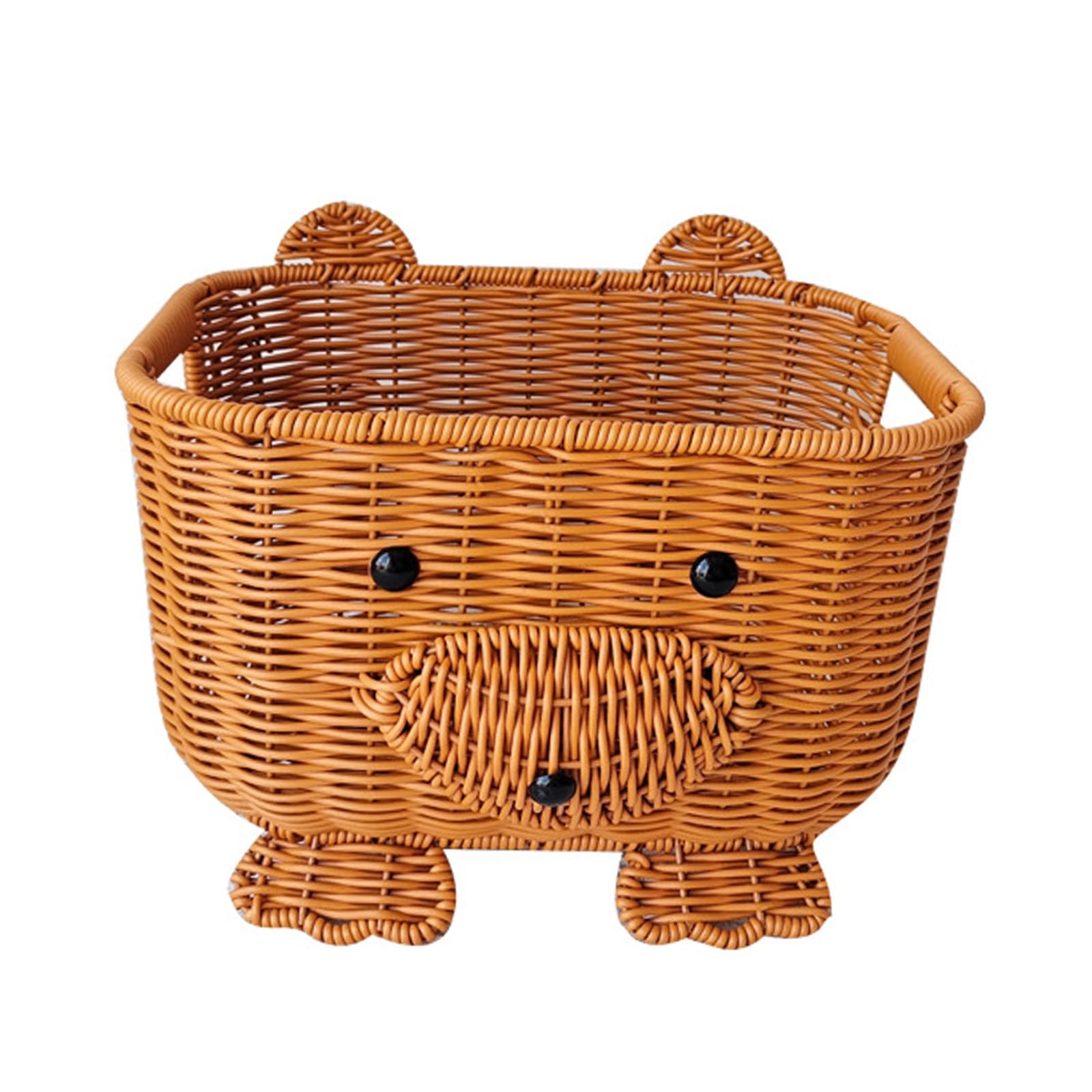 Tsophreniq Sturdy Flower Vases Handwoven Flower Pots Portable Garden Accessories for Housewarming Decoration Handwoven Storage Bin