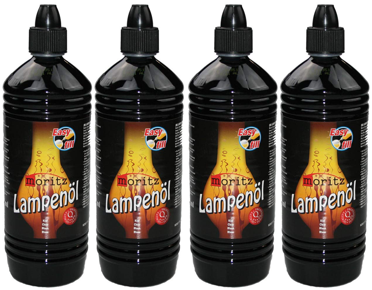 Moritz 4 litros de aceite para lámparas de aceite, antorchas de bambú, antorchas de jardín y antorchas de pared
