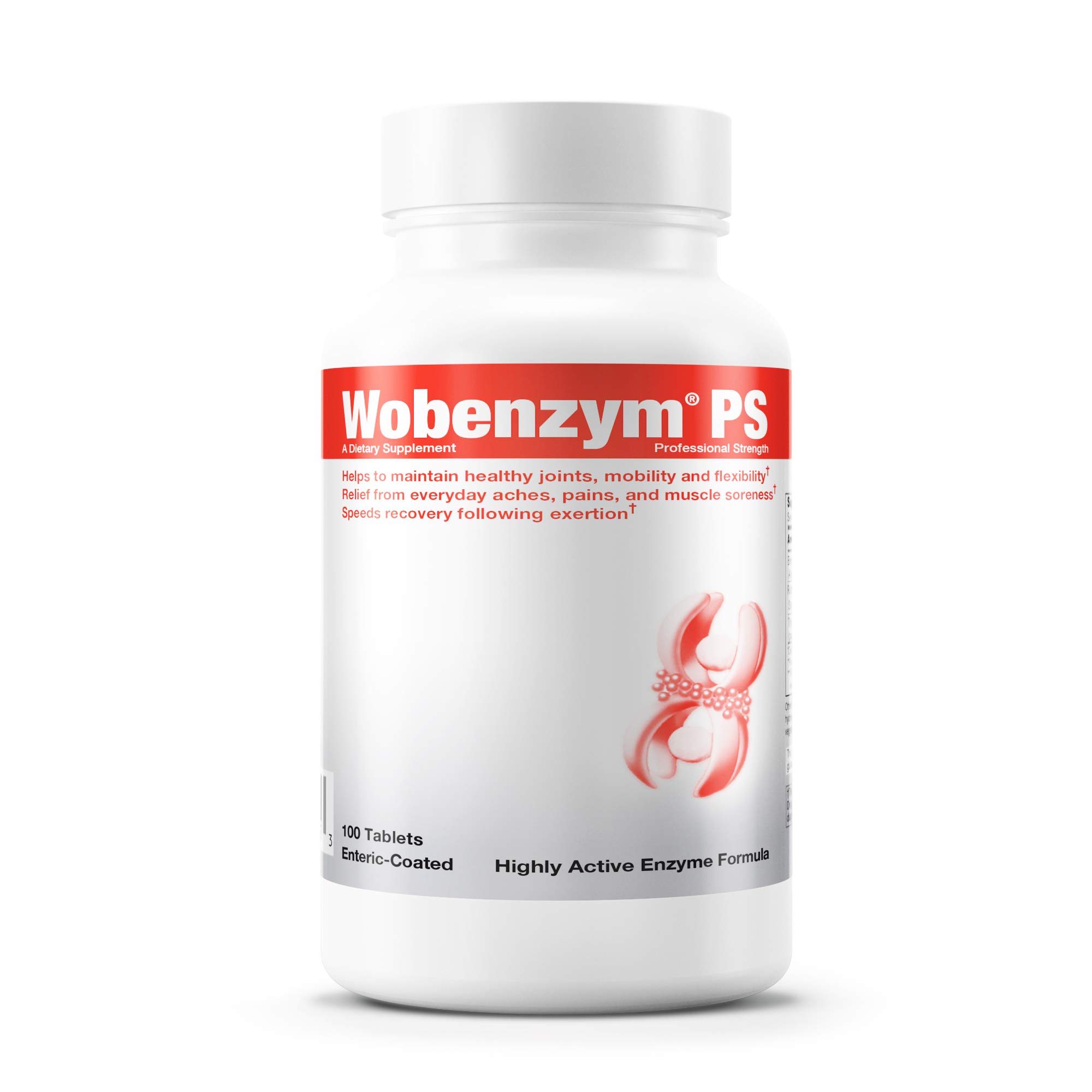 Wobenzym - Wobenzym PS - Helps Maintain Healthy Joints, Mobility, and Flexibility - 180 Tablets