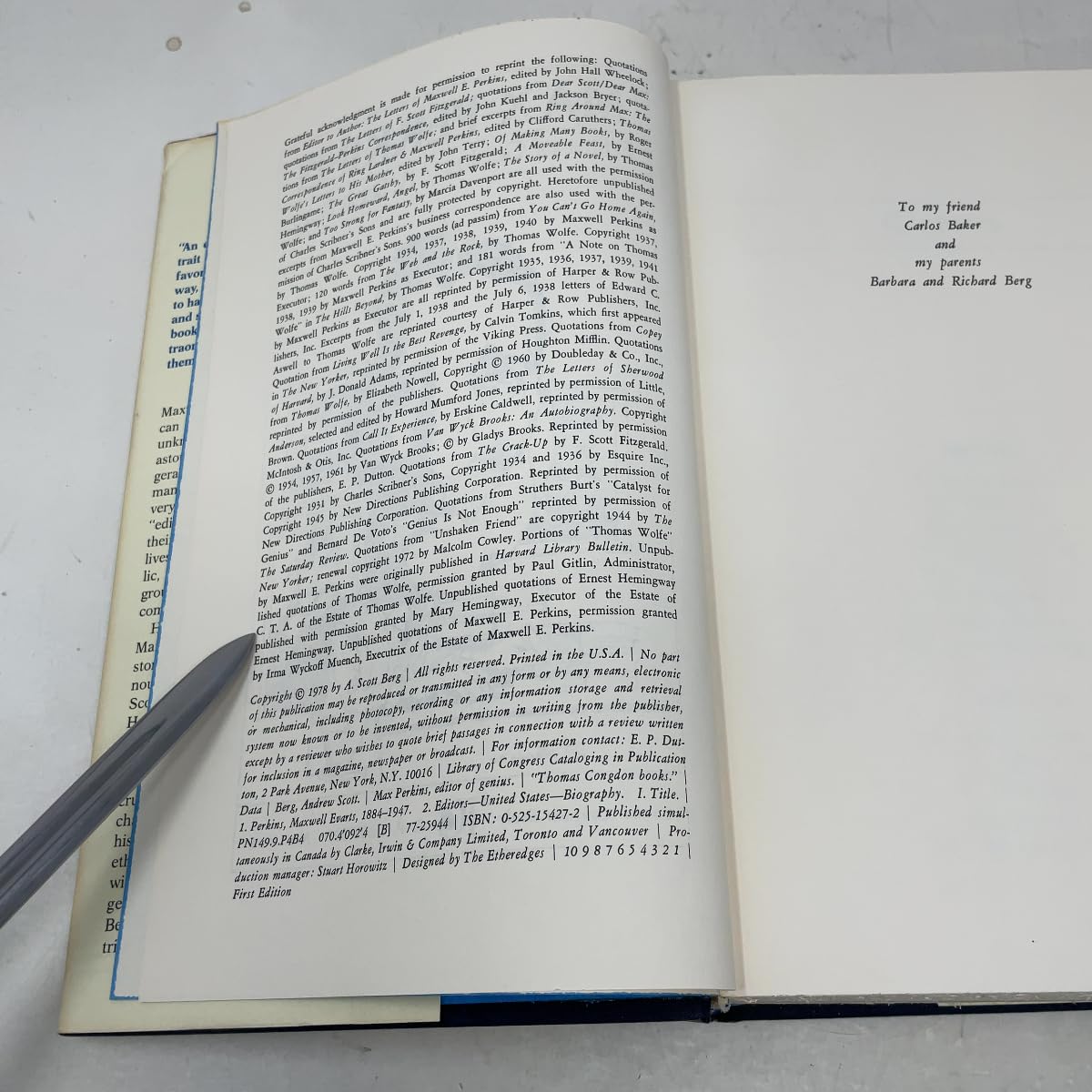 Max Perkins: Editor of Genius
