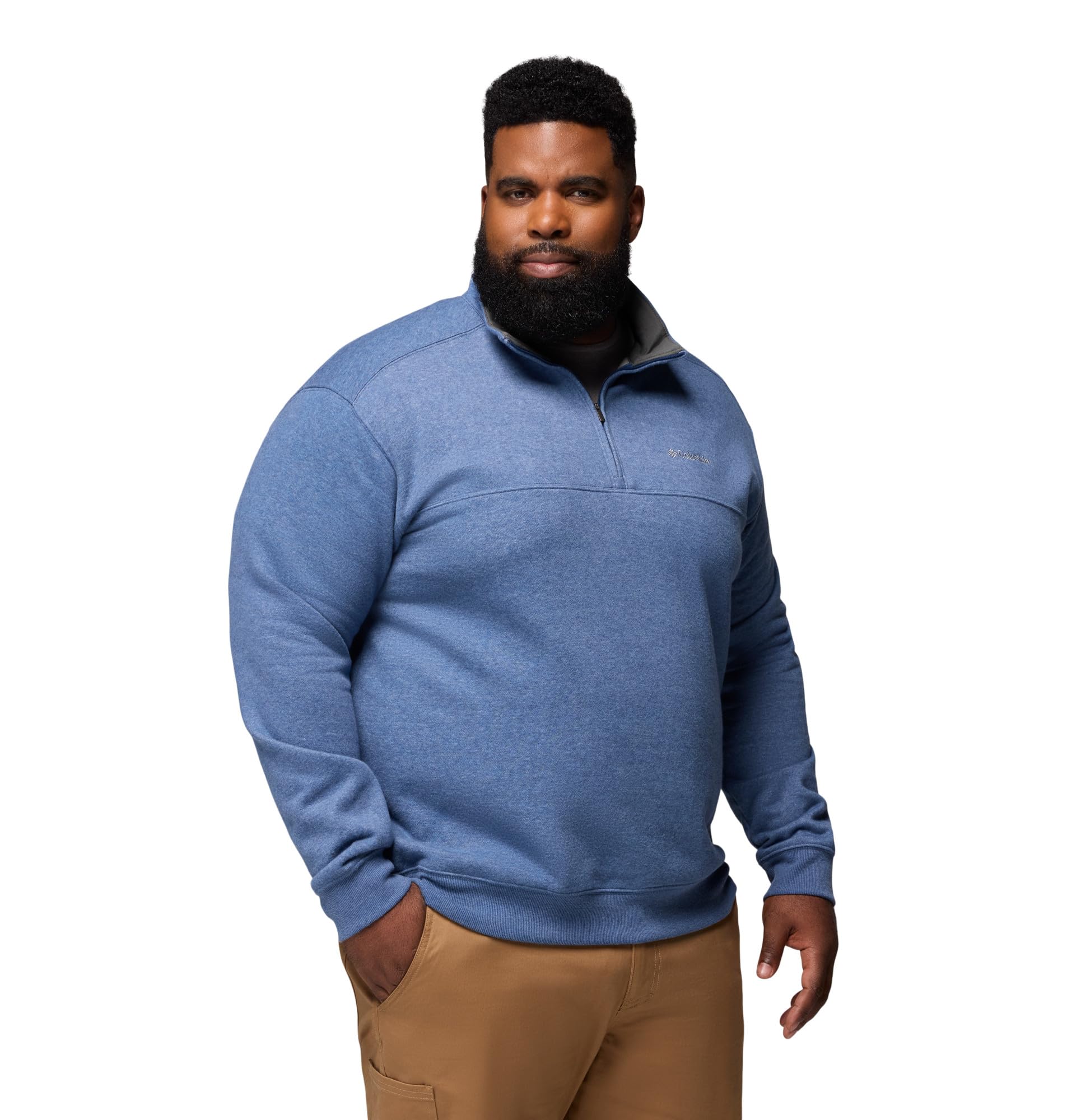 Columbia Hart Mountain II Media Cremallera Camiseta para Senderismo Hombre (Pack de 1)