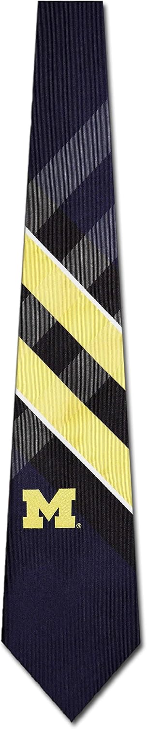 Eagles Wings Michigan Ties Mens College Wolverines Sports Necktie