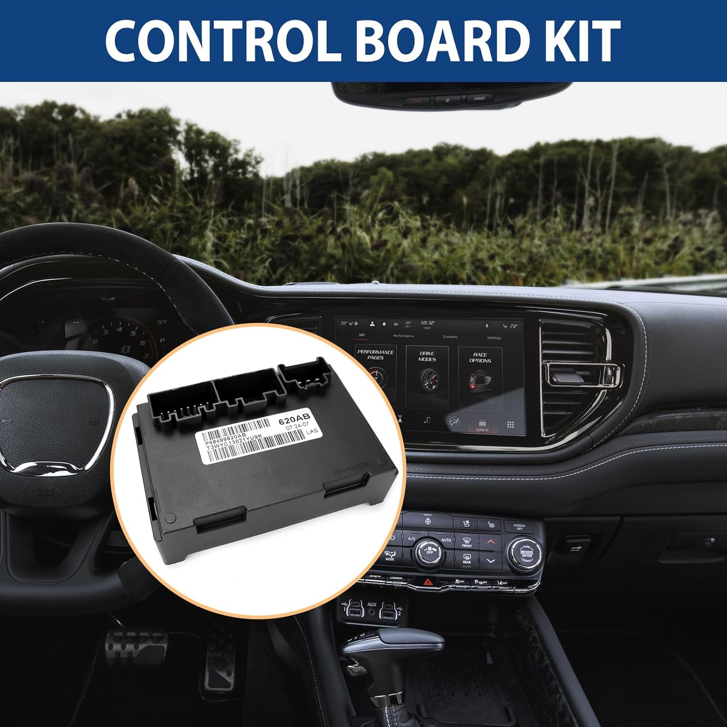 68499620AA Transfer Case Control Module - Compatible with Dodge Durango 2021-2025, Jeep Grand Cherokee WK 2022, Jeep Grand Cherokee 2021