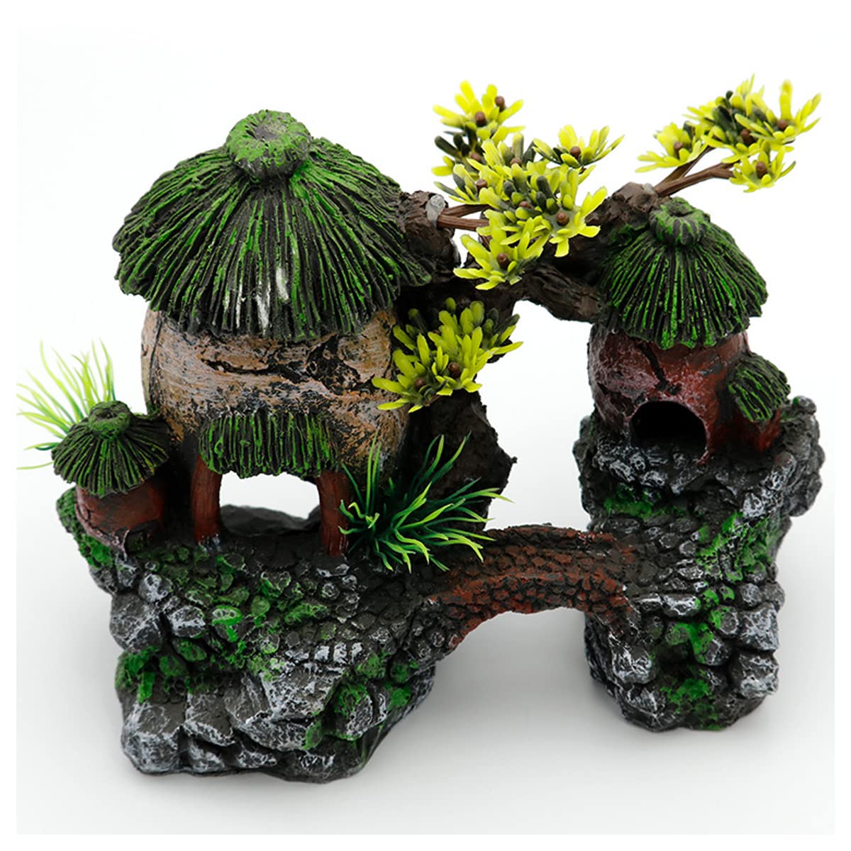 Decorazione per Acquario, Decorazioni per Acquari per Ornamenti in Resina di Pesci Piccoli E Medi d'Acqua Dolce d'Acqua Salata,20 * 10 * 16cm