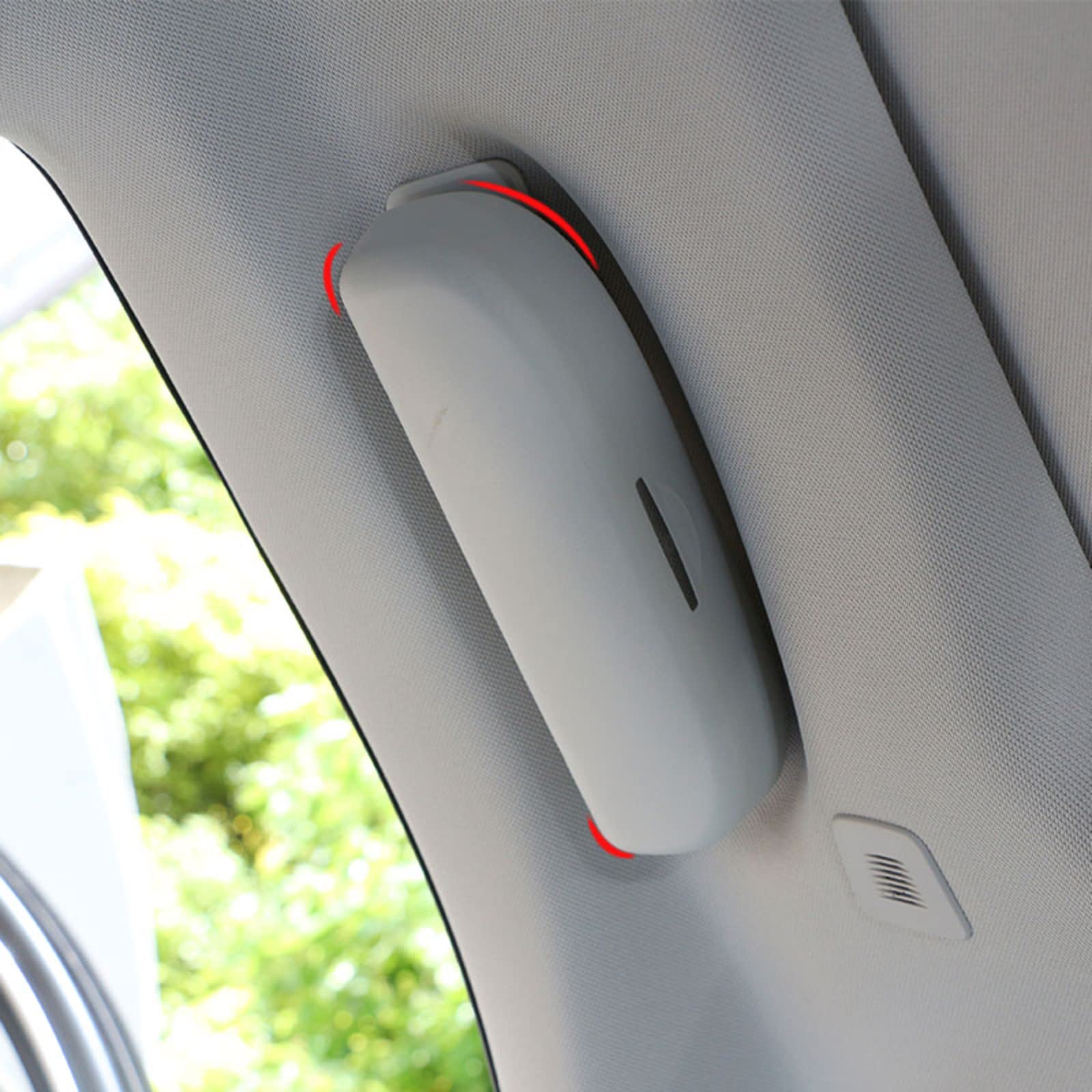 Auto Zonnebril Bril Opslag Houder Doos, voor Toyota Corolla RAV4 RAV 4 2011- 2016, grijs, beige