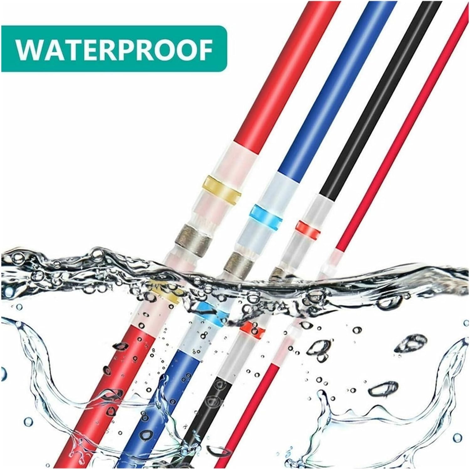 Solder Seal Wire Connectors 50/300/800PCS Solder Tube Set Wiring Terminals(300PCs)
