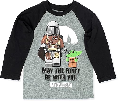 LEGO Star Wars The Mandalorian - Camiseta de manga larga para niños