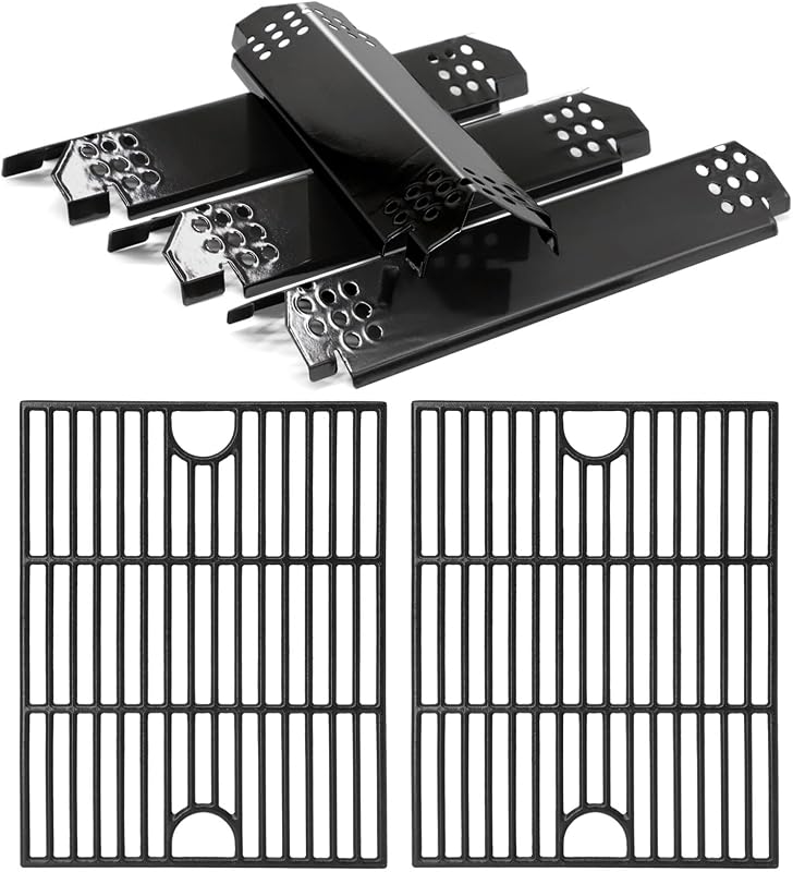 Criditpid Replacement Parts for Nexgrill 4 Burner 720-0830H, 720-0783E, Nexgrill 720-0830D, 720-0830X, 720-0783EH Gas Grill. Grates and Heat Plates for Home Depot Nexgrill 720-0830H Replacement Parts