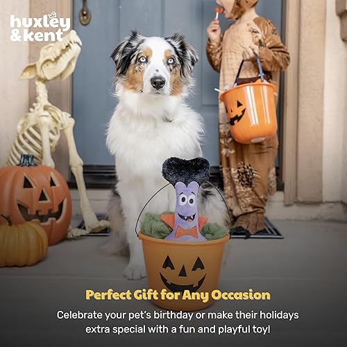 Miniatura 9 de Huxley & Kent Juguete Divertido para Perros de Halloween con Chirriador  Juguetes Chirriantes de Felpa Power Plush para Perros Pequeños, Medianos y