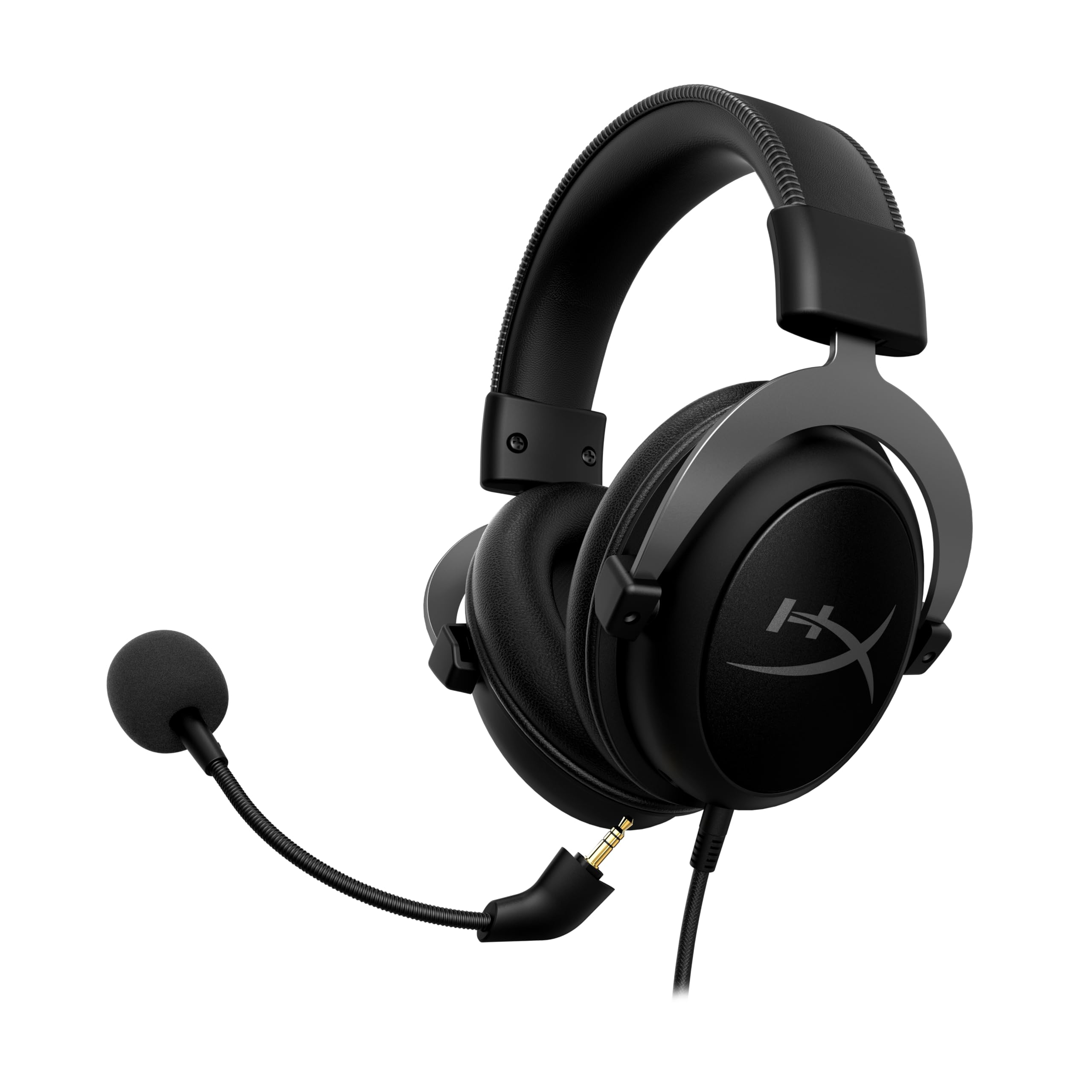 HyperX Cloud II, casque gaming filaire, son surround 7.1, haut parleurs 53 mm, micro détachable réduction de bruit, mousse mémoire de forme, arceau en aluminium robuste, PC, Xbox, PS4, PS5, Noir
