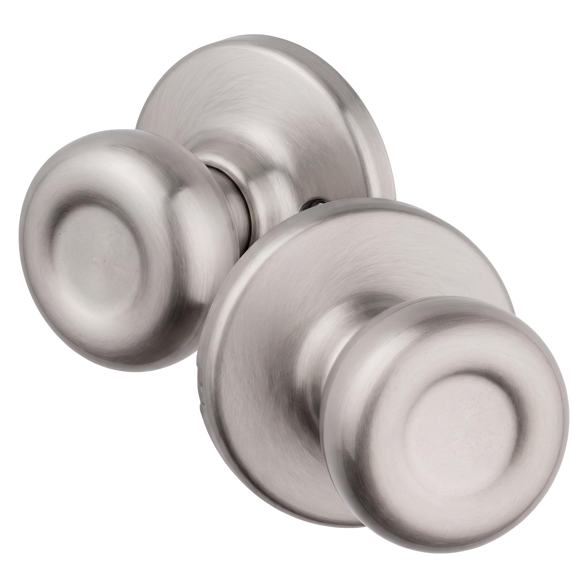 Kwikset 92001-565 Tylo Passage Hall/Closet Knob in Satin Nickel (Pack of 2)