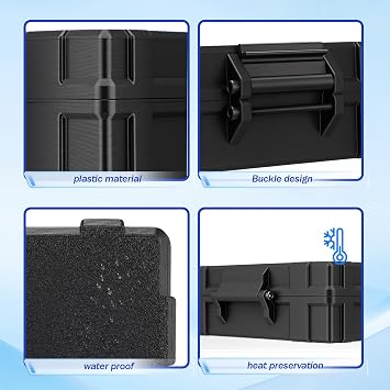 Hushee Peptide Case, 12 x 3ml & 30ml Bac Vial Storage Case Reconstitution Solution Peptide Glp1, Dual Size 30ml and 3ml 14 Slots for Vial Storage Fridge Freezer Travel