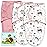 Cute Castle 3-Pack Baby Swaddle Sleep Sacks - Newborn Swaddle Sack - Ergonomic Baby Swaddles Blanket Warp for Boys and Girls - Baby Essentials (0-3 Months - Pink)