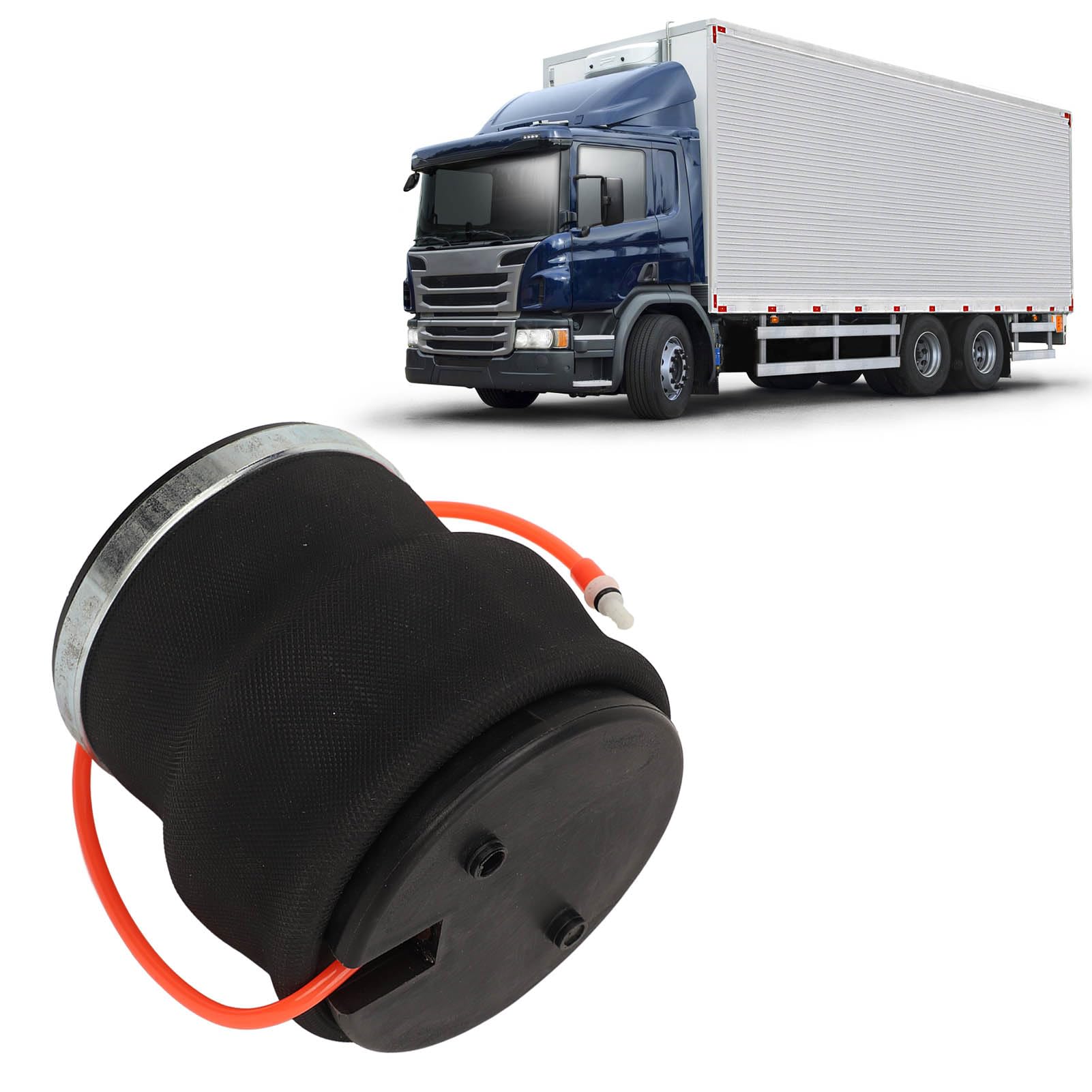 Luftfederbalg für ISRI 1498864 Federtasche für Federmanschette, Verbessert den Fahrkomfort, Luftfeder für LKW-Sitz