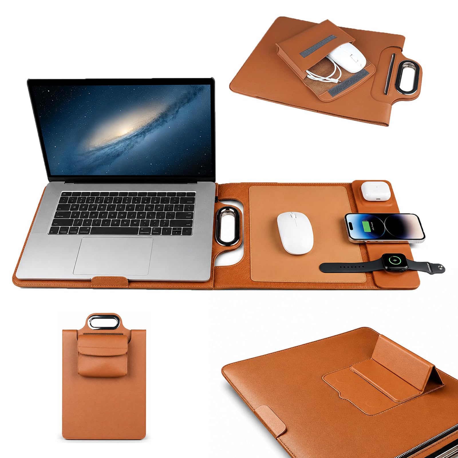 Bezprzewodowa torba na laptopa, do notebooka 40.6 cm z ładowaniem 3