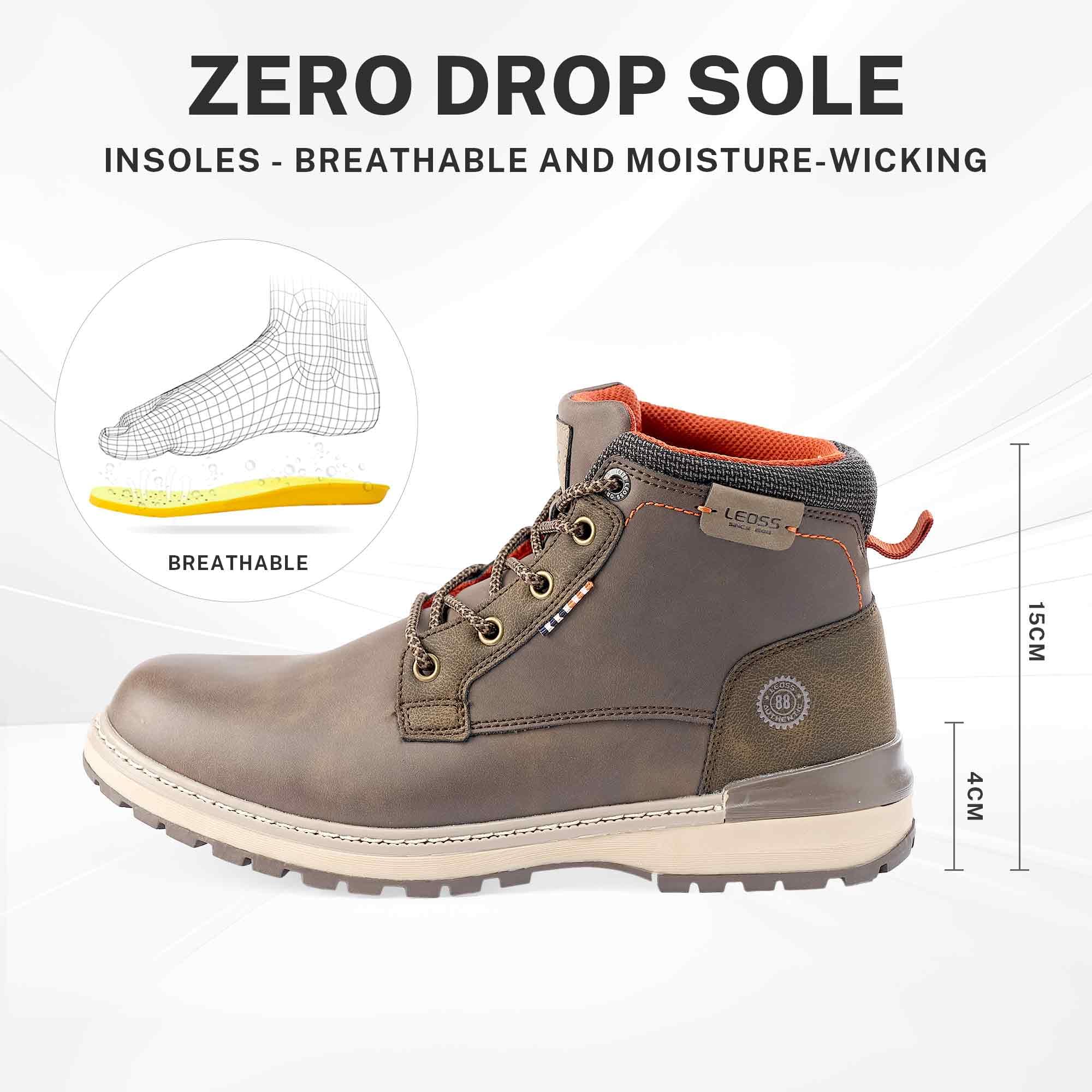 Homme Bottes de Motard Basic Bottes Classique Chaussures Hiver Bottes