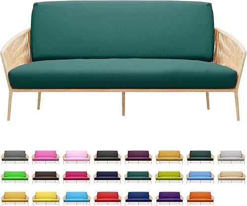 MoNiBloom Funda elástica para futón individual, sin brazos, funda para sofá sin brazos, protector de muebles, funda lavable con cremallera para