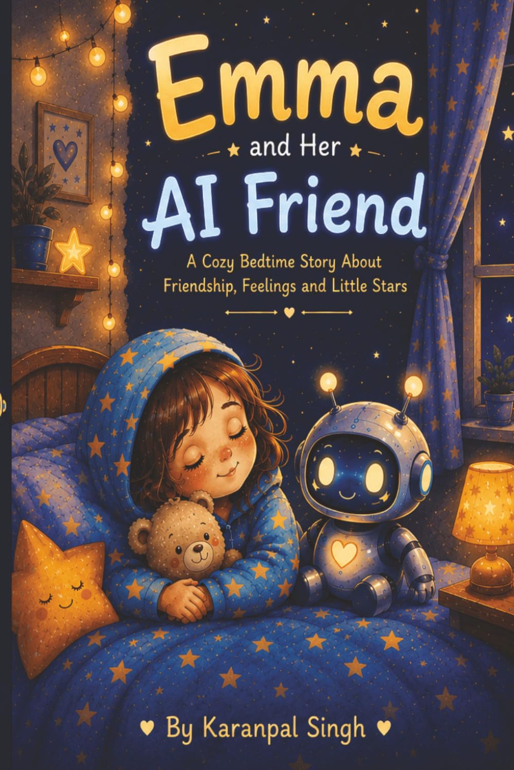 Emma and Her AI Friend: A Cozy Bedtime Story About Friendship, Feelings and Little Stars