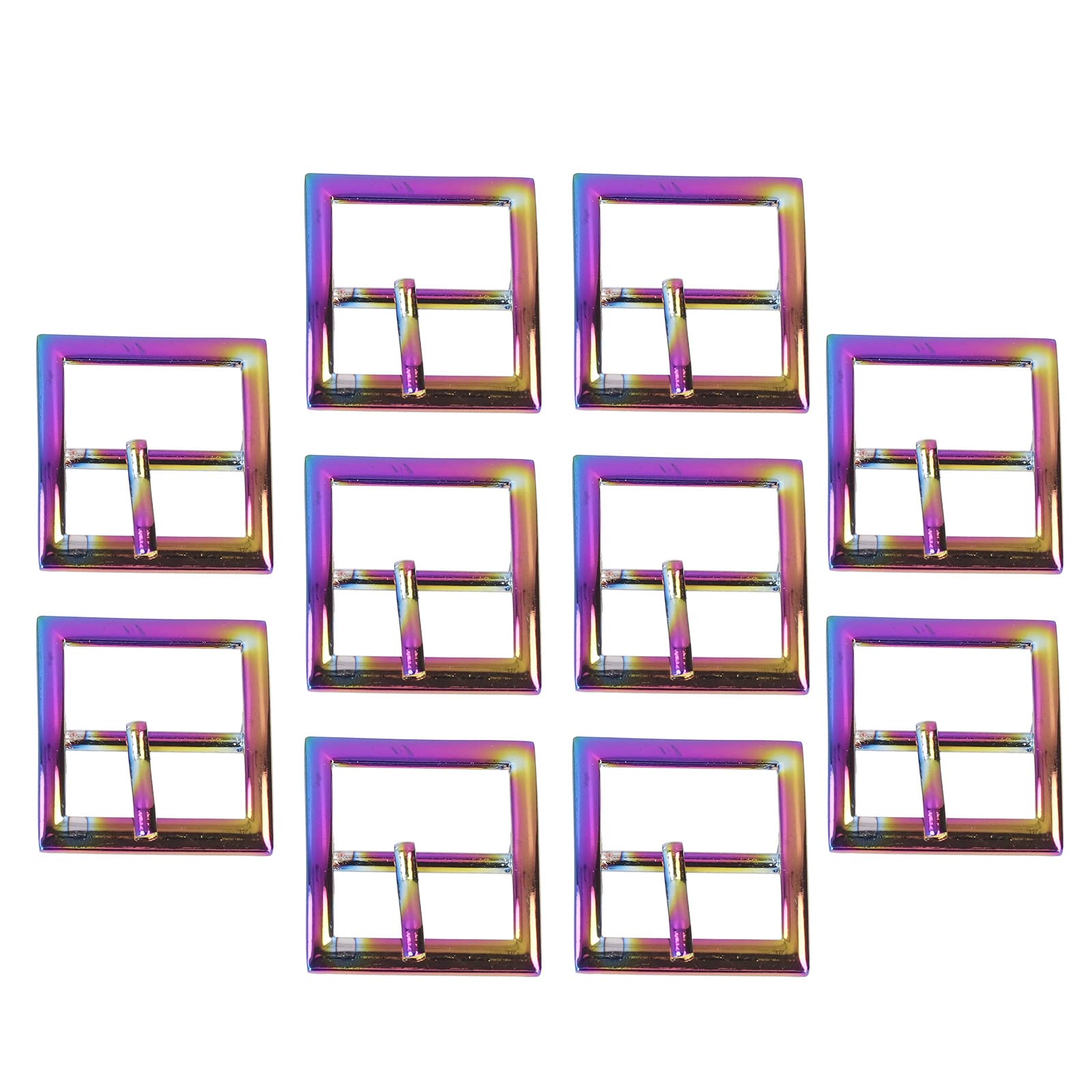 Hebillas de barra central en metal resistente de 1 pulgada para acabados de cuero elegantes