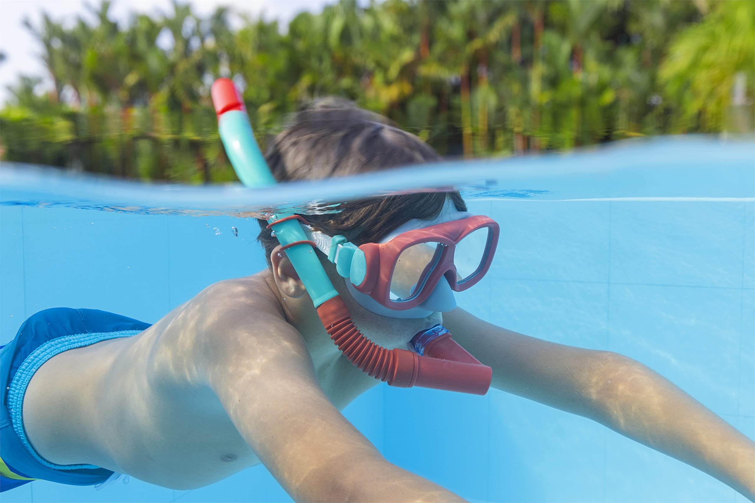 Bestway 24032-5 Set da snorkeling per bambini Explora, 7+ anni
