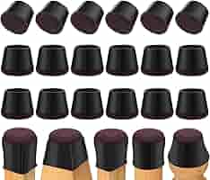 Gommini Per Sedie Fyeeleat - 40 Pezzi, Diametro 15-21 Mm, Protezione Antiscivolo E Antirumore - Foto 4