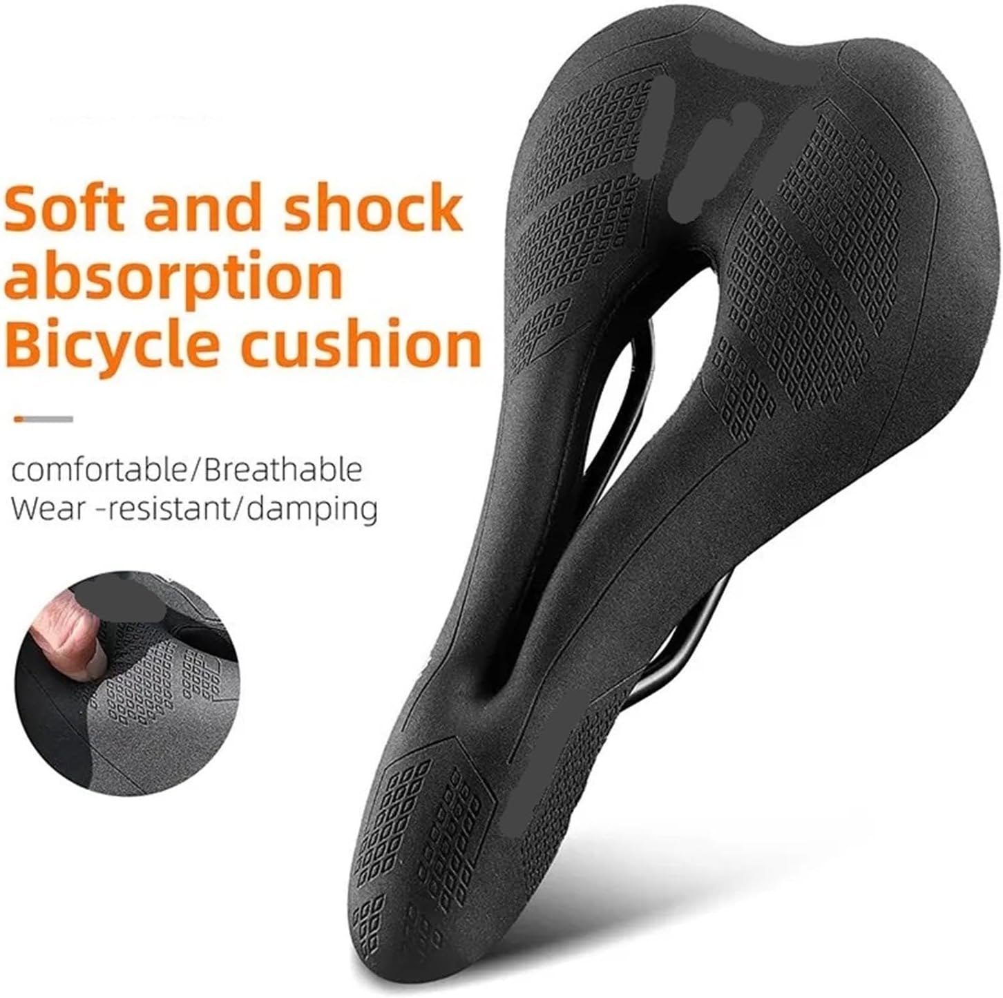 Ergonomic Bike Saddle Men Women Hollow Breathable Cycling Cushion Comfortable Memory Foam MTB Road BMX Bicycle Seat