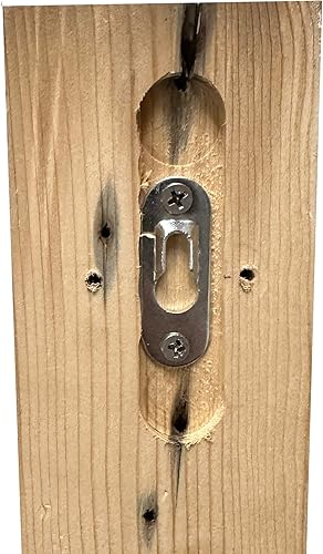 Miniatura 5 de Modern Timber Craft Juego de 2 ménsulas arqueadas decorativas de madera de granero recuperada de 3 x 8 x 6 pulgadas  Mantel rústico para chimenea