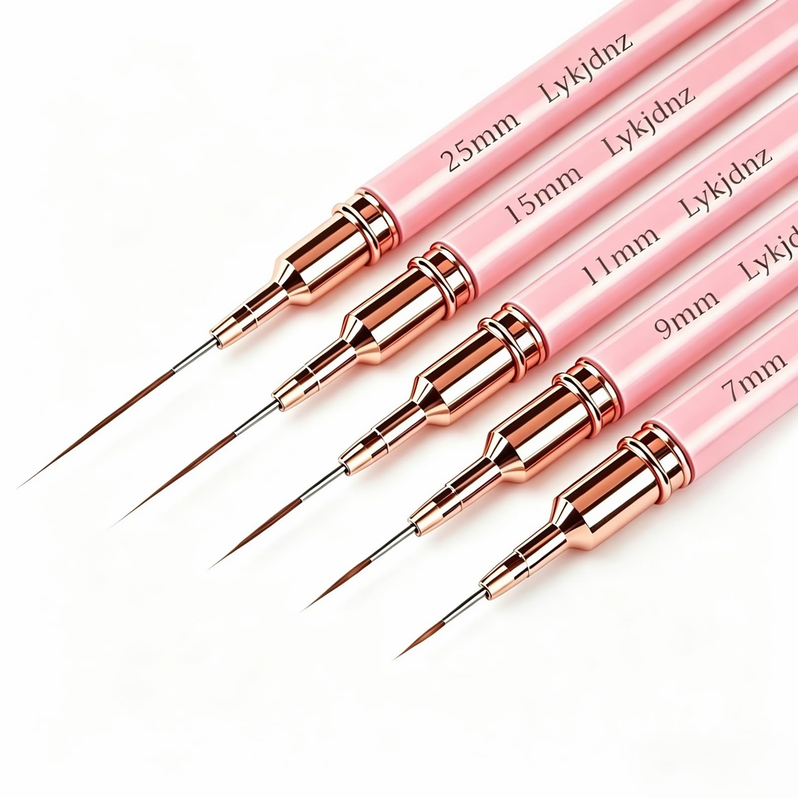 ネイルアート用品(筆など) rily Amazon.com : 5pcs Nail Art Liner Brushes, Liner Brush For Nails