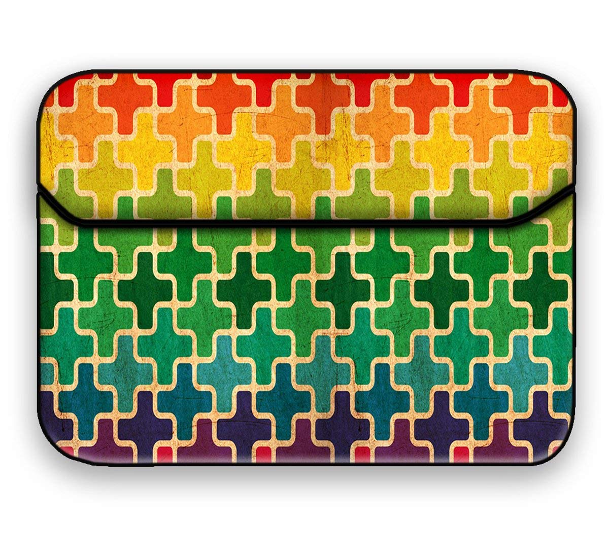 Theskinmantra 13-13.3 inch Cubes Connected Laptop Sleeve Case Bag for Apple MacBook/MacBook Air/MacBook Pro/Surface Book/Notebook Computer (Multicolor) (B010VNDXB8) Amazon Price History, Amazon Price Tracker