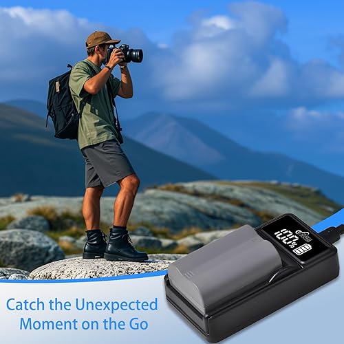 Miniatura 7 de EN-EL3E EN-EL3 EN-EL3A Batería y cargador LED compatible con cámaras réflex digitales Nikon D50 D70 D70s D80 D90 D100 D200 D300 D300S D700