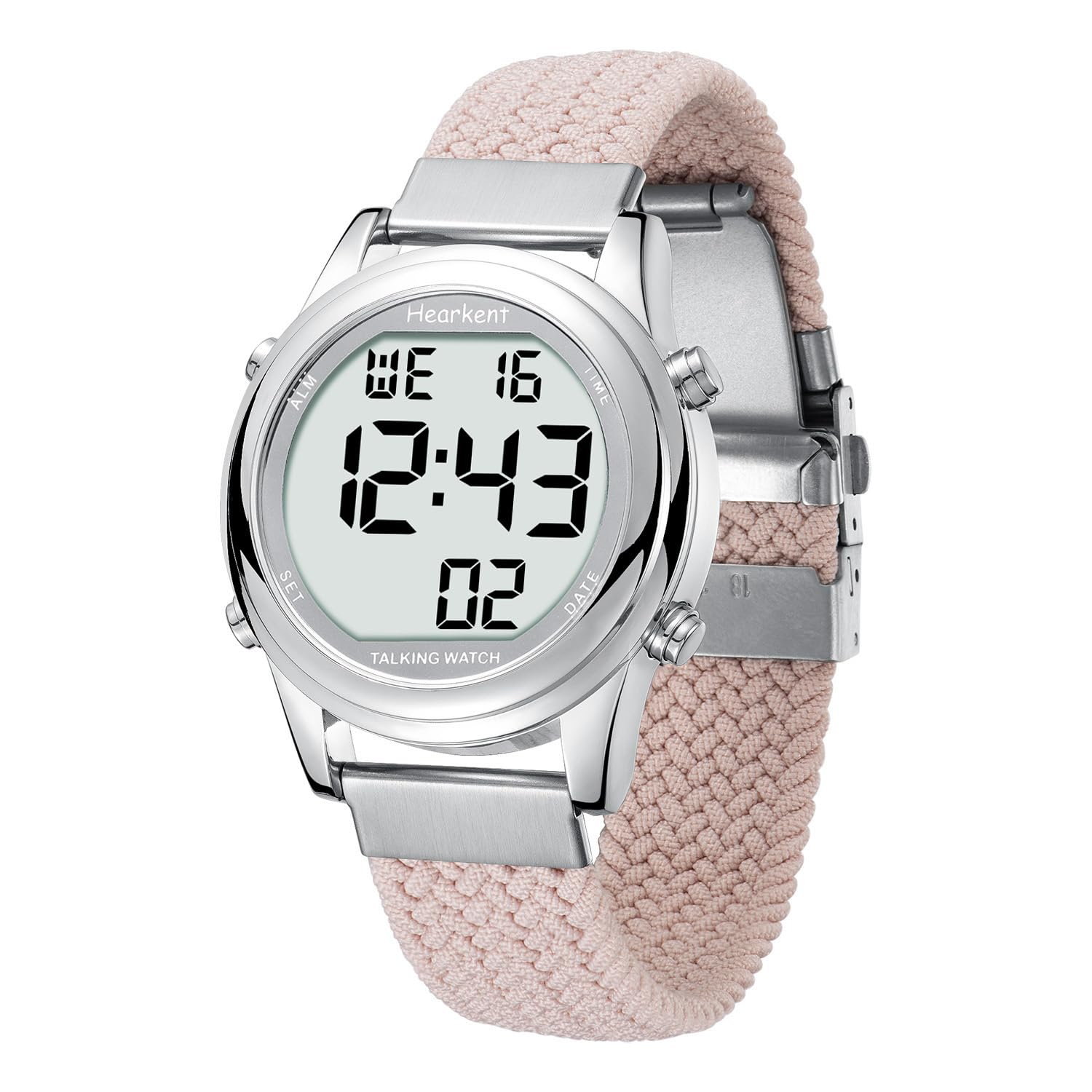 Hearkent Orologio parlante digitale da donna, con numeri grandi, per anziani o non vedenti