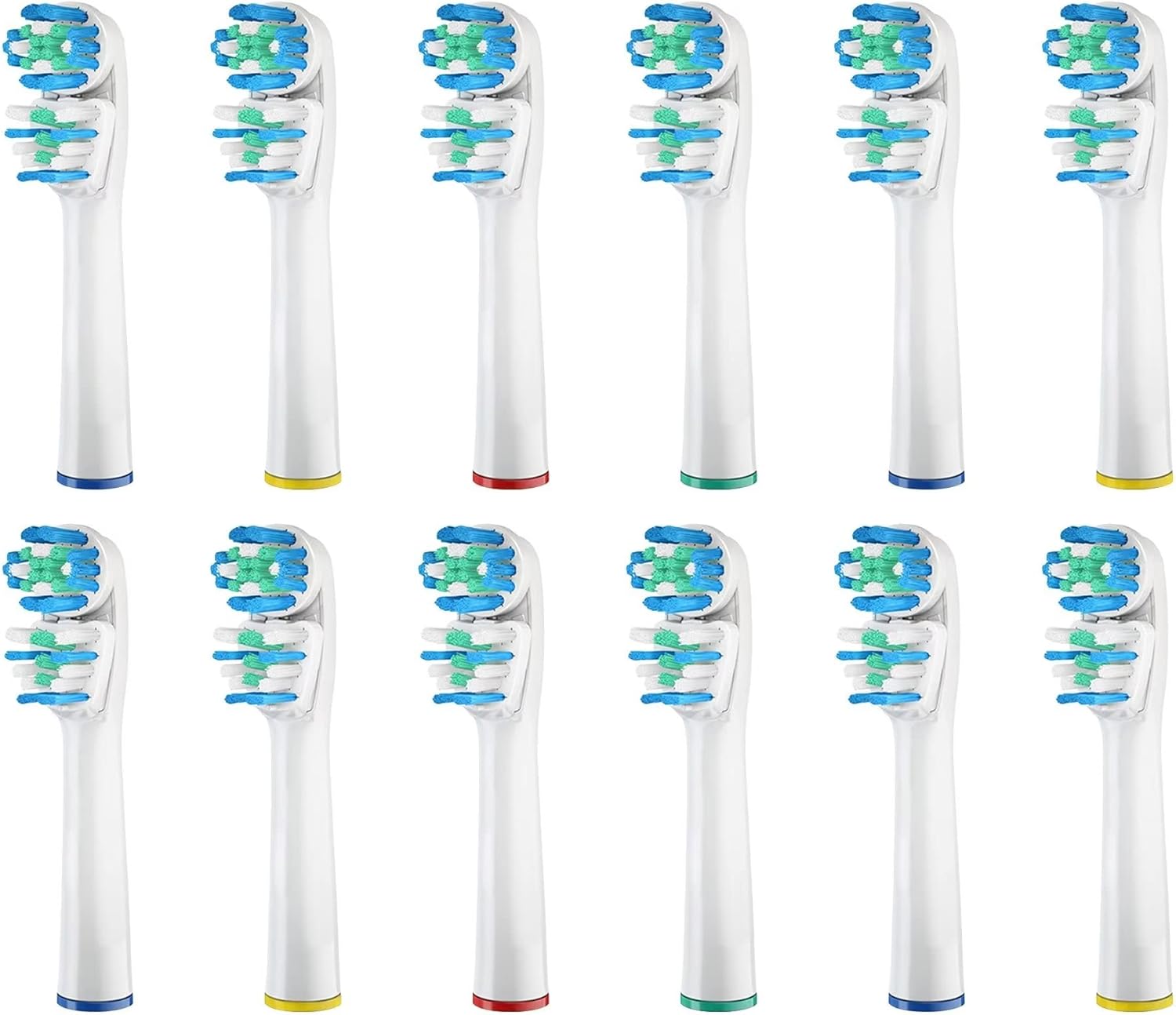 Iteryn 12 Pack Replacement Toothbrush Heads Compatible with Braun Oral