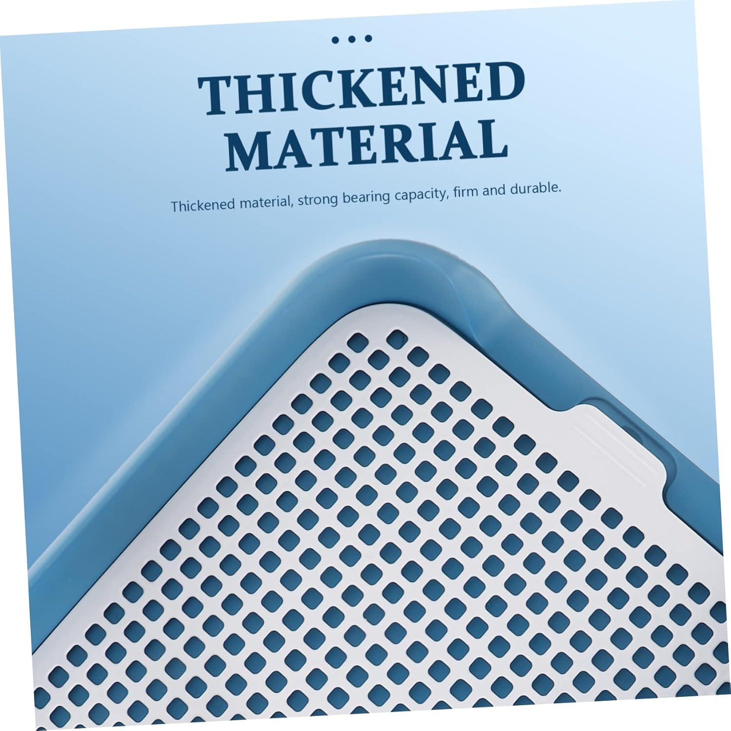 Sturdy Material Dog Toilet Puppy Potty Training Tray Easy Clean Indoor Pet Supplies