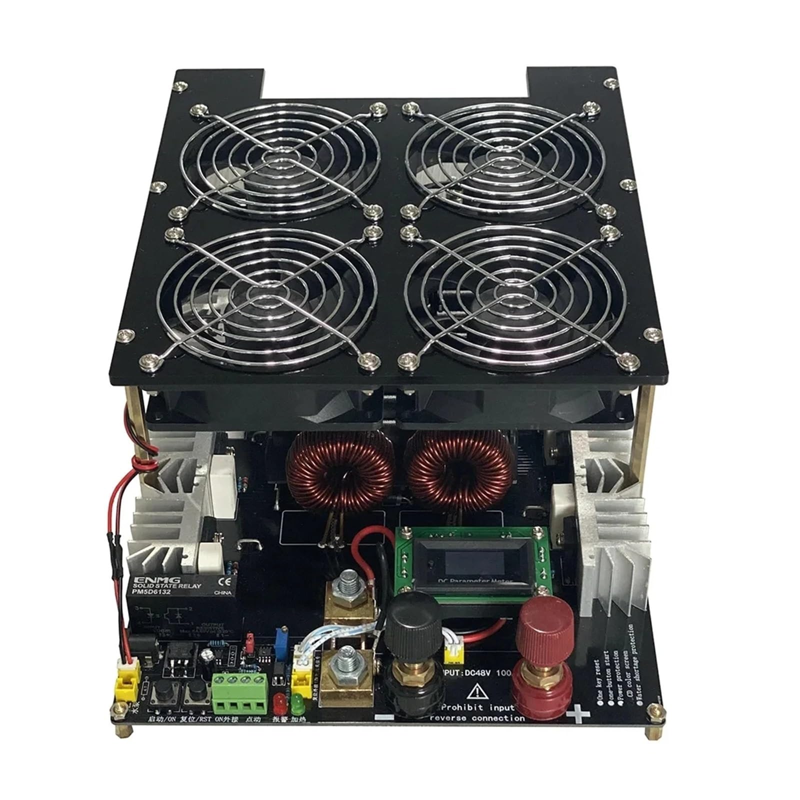 5000W ZVS nagrzewnica indukcyjna nagrzewnica indukcyjna płytka drukowana maszyna grzewcza stopiony metal + cewka + pompa + zasilacz