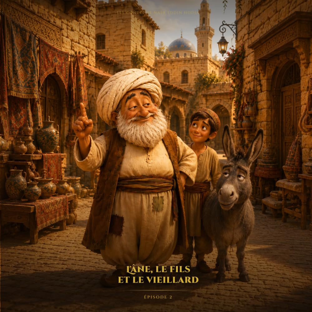 Les aventures de Nasr Eddin Hodja Épisode 2 : L'âne, le fils et le vieillard: Épisode 2 : L'âne, le fils et le vieillard