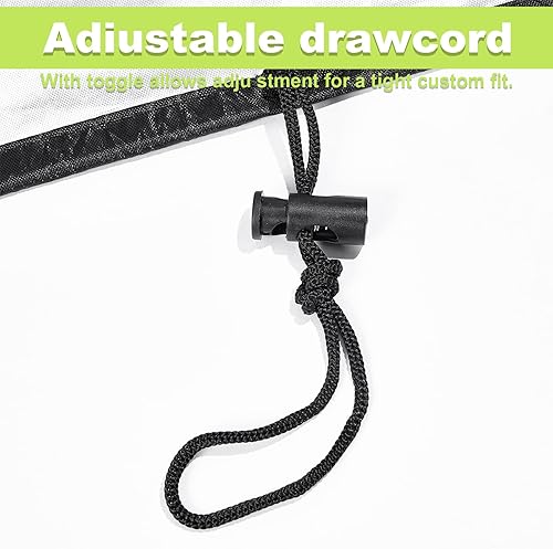 Miniatura 6 de Funda para Silla Apilable de Exterior Impermeable, Uranshin Fundas para Muebles de Patio Exterior Sillas Apiladas 210D, Fundas para Sillas de