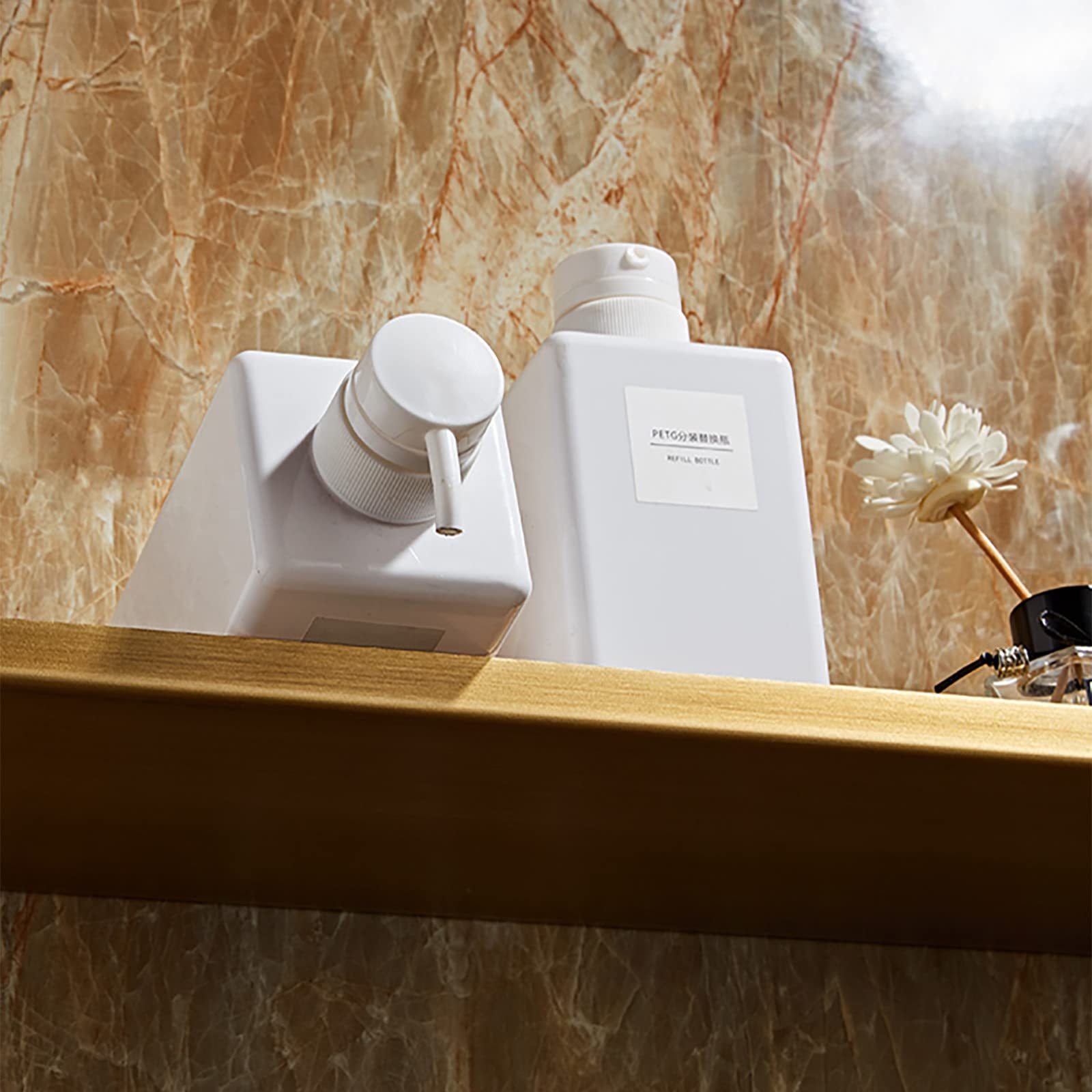 Porta Cepillo de Dientes, Pared Soporte Cepillo de Dientes Soltero, Cobre Eléctrico Estuche Cepillo Dientes Organizador Baño para Hogar Hotel Antiguo Oro