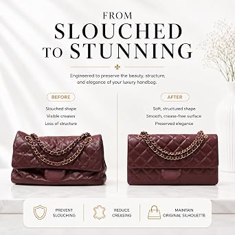 Purse Insert Pillows - Custom Cushioned Handbag Fillers Shaper Inserts to Maintain Small to Large Purses